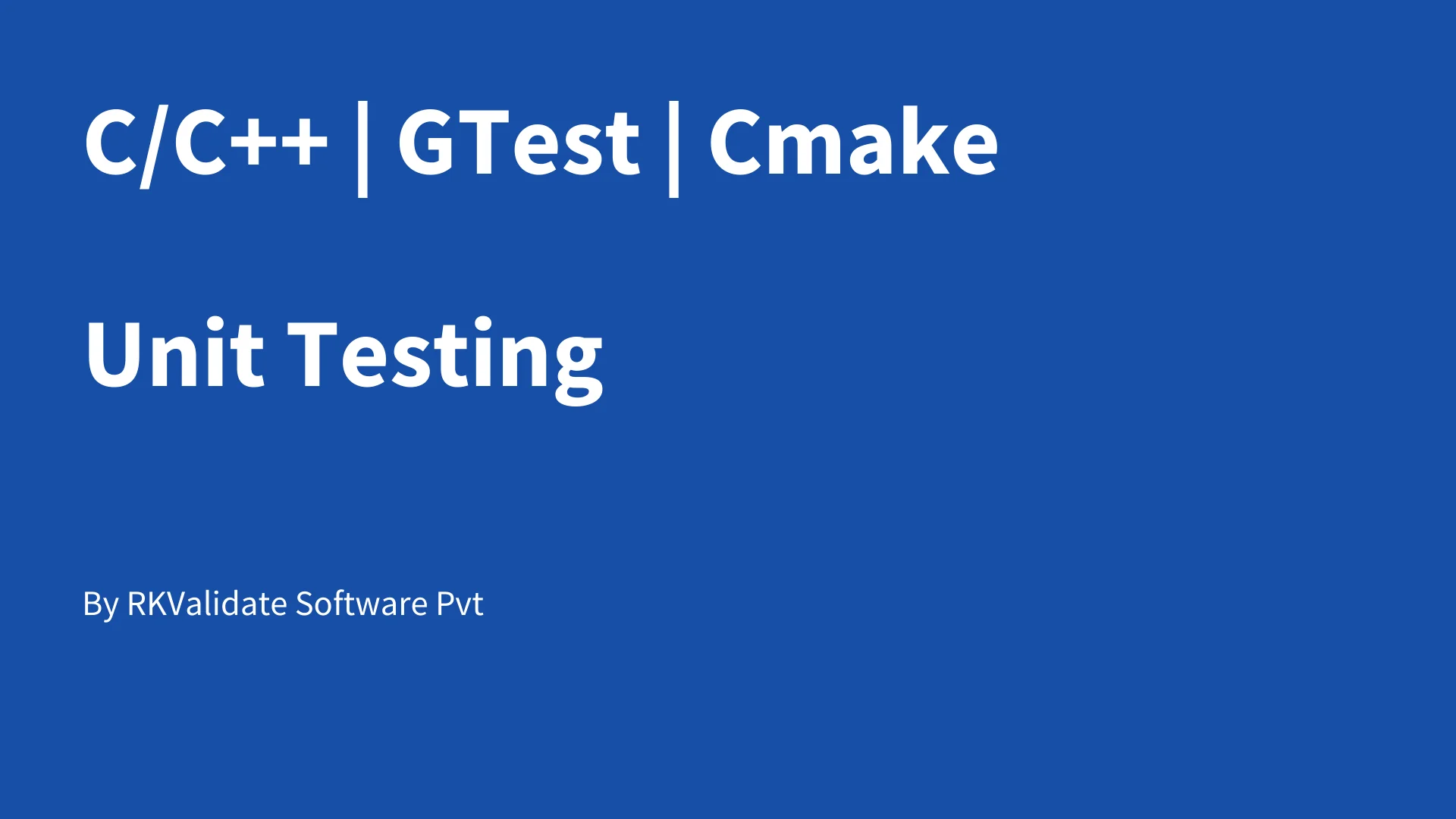 Code coverage for a CMake C and C++ project with RKTracer