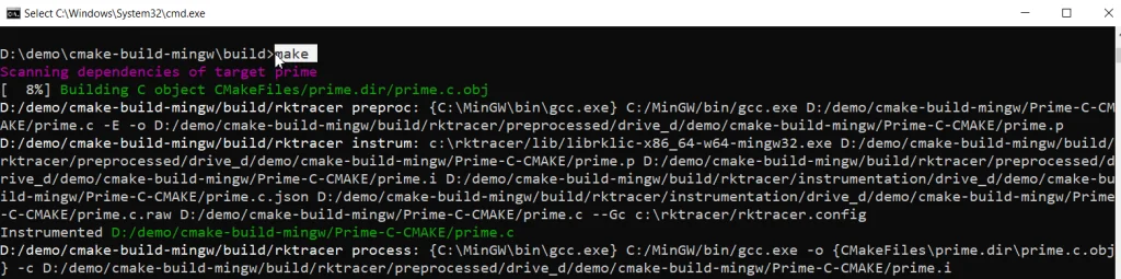 Enabling the RKTracer tool for the CMake build
