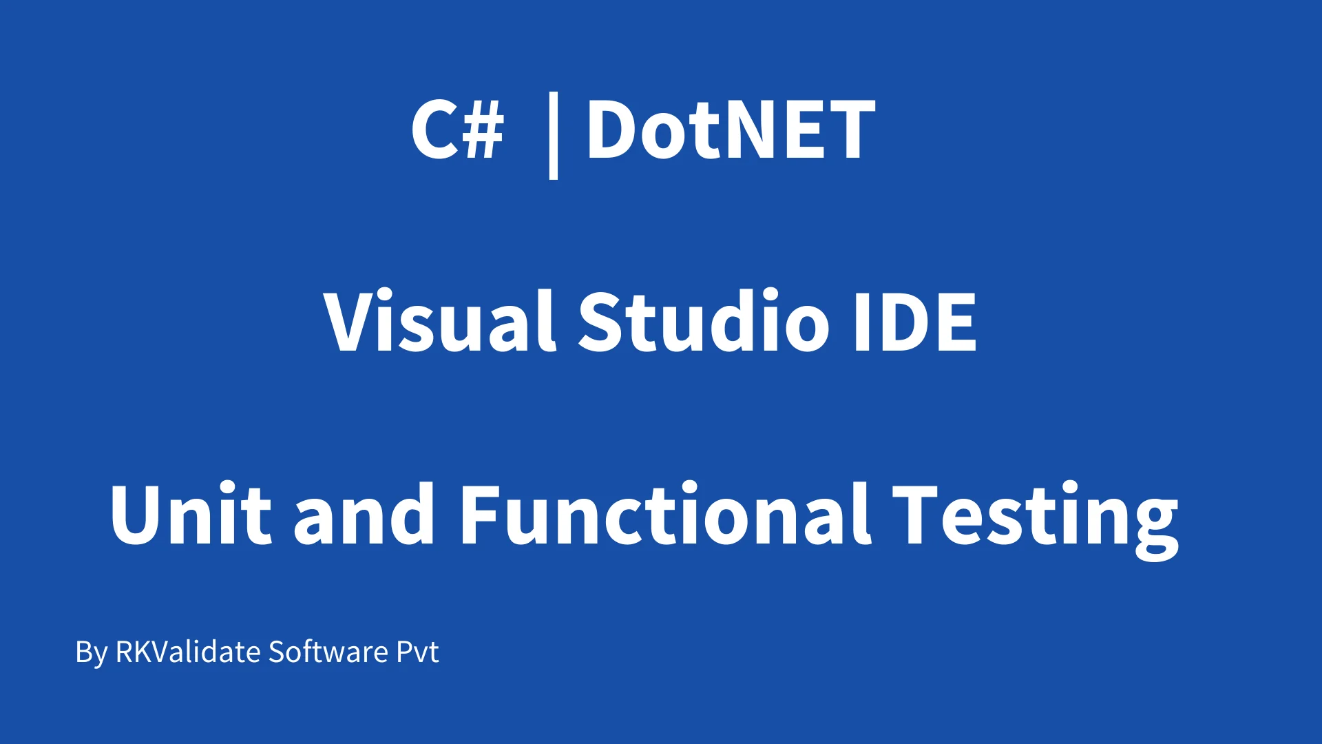 C# application open in the Visual Studio IDE, ready for RKTracer code coverage instrumentation